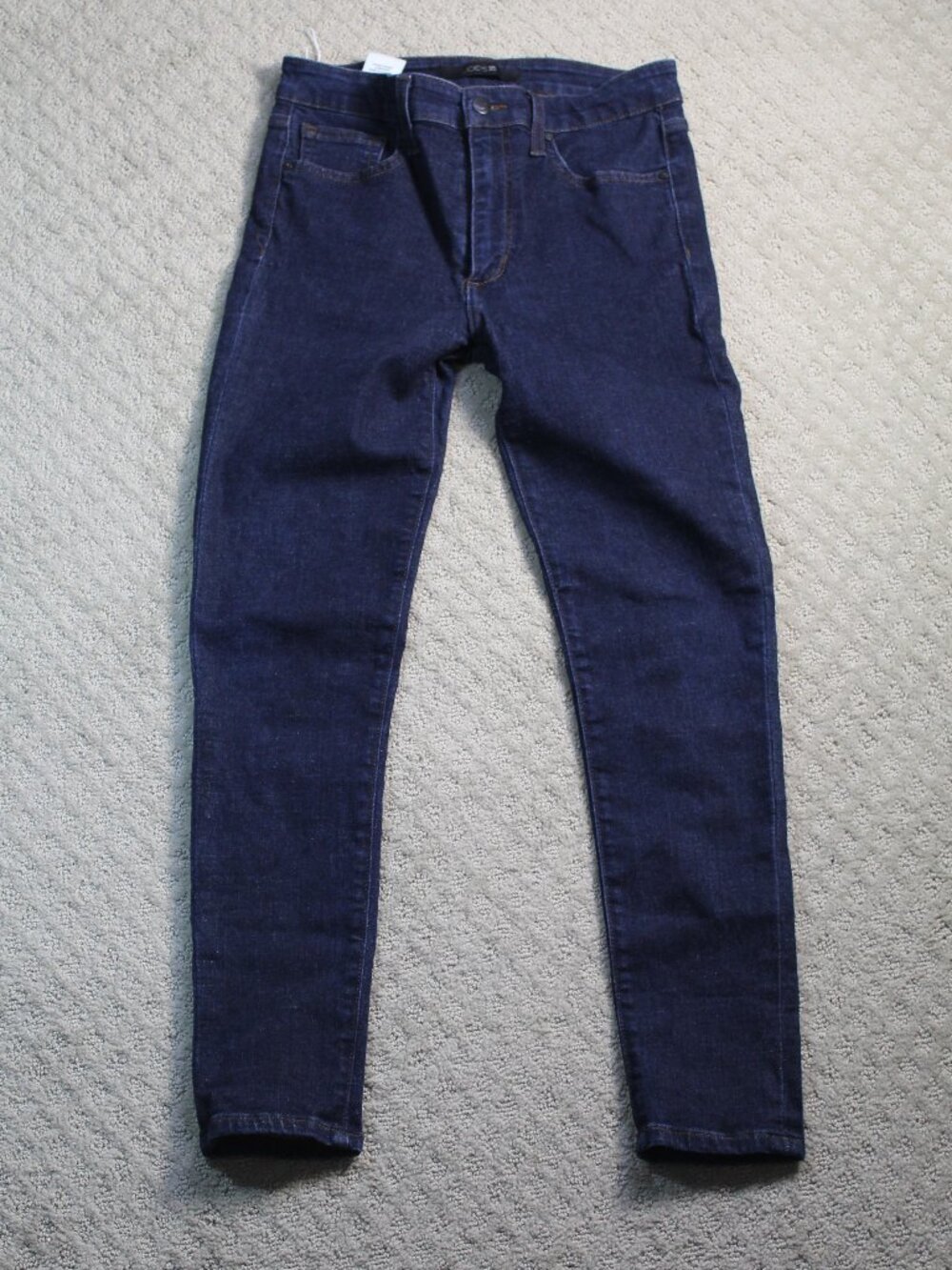Joe's Jeans Size 27 High Rise Skinny Ankle Dark Blue Jeans
